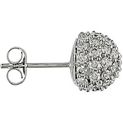14k Gold 2ct TDW Diamond Ball-style Earrings