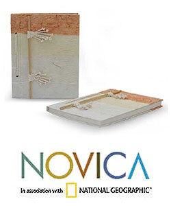 Set of 2 'Treasured Words in Peach' Journals (Thailand)
