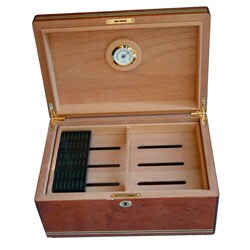 Brown High-gloss Cigar Humidor