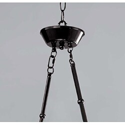 Linear 5-light Solid Wood Chandelier