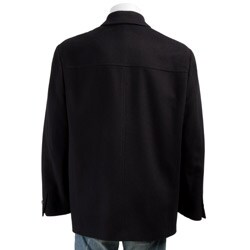 FINAL SALE Kroon Men's Navy Wool/ Cashmere Blend Jacket