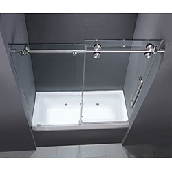 Vigo Totaly Frameless Bathtub Sliding Doors