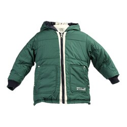 Bon Bebe Toddler Boy's Navy/ Green Racing Jacket