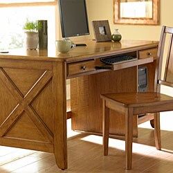 Newport Country Style Home Office Oak Desk