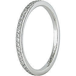 18k White Gold 1/3ct TDW Diamond Wedding Ring (G, VS)