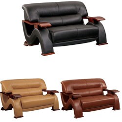 Dolcetto Leather Loveseat
