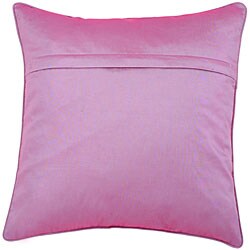 Purple/ Beige Sequined Cushion Cover