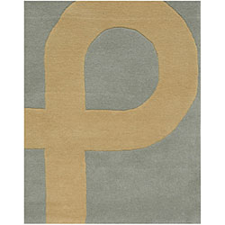 Hand-tufted Doha-36 Hand-spun Wool Rug (5' x 8')