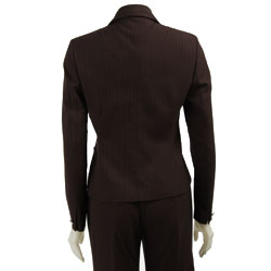 Larry Levine Women's Stripe Pant Suit
