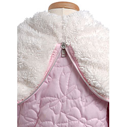 KC Collections Girl's Anorak Bow Quilt Jacket