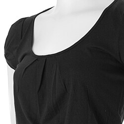Self Esteem Junior's Scoop Neck Keyhole Back Top