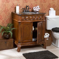 Elizabeth Rich Walnut Bathroom Vanity