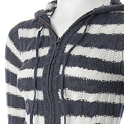 Ci Sono by Adi Junior's Cable Knit Hooded Sweater