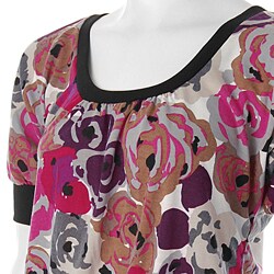 Belle du Jour Scoop Neck Banded Bottom Tunic