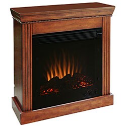 Avery Brown Mahogany Electric Fireplace