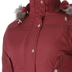 Cappuccino Brand Junior's Faux Fur Puff Jacket