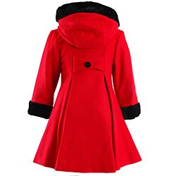 Trilogi Collection Girl's Dressy Swing Coat