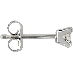 14k Gold 1/10ct TDW Princess-cut Value Diamond Studs (J-K, I2-I3)