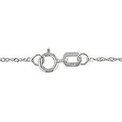 14k Gold 1/4ct TDW Diamond Cross Pendant