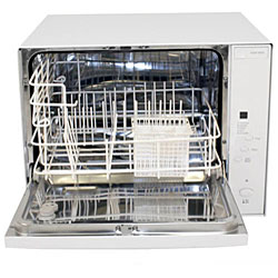 Koldfront White Portable Countertop Dishwasher