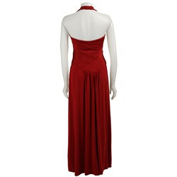 Laundry by Design Women's Shirred Halter Dress
