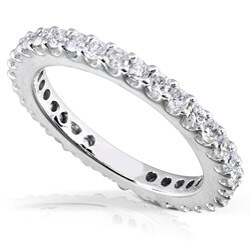 14k Gold 3/4ct Round Diamond Eternity Band (G-H,I1-I2)