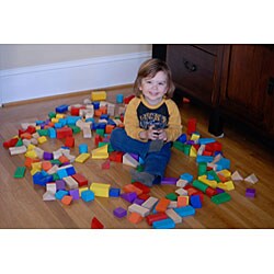 KidKraft 200-piece Wooden Mosaic Block Set