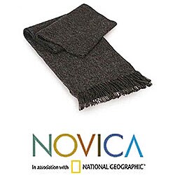 Andean Mist' Alpaca Wool Scarf (Peru)