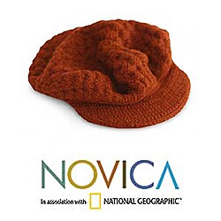 Alpaca Wool 'Cinnamon Cap' Hat (Peru)