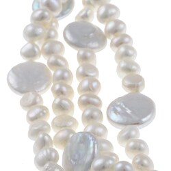 Cultured White Freshwater Pearl 100-inch Endless Necklace (5-11 mm)