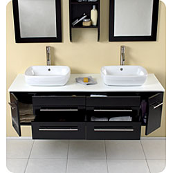 Bellezza Double Sink Bathroom Vanity Set