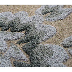 Hand Tufted Beige Wool Rug (8' x 11')