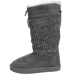 Glaze by Adi Women's Ultrasuede Trim Knit Boots