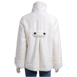 Dumonde Women's Faux Fur Peacoat