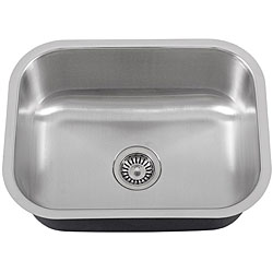 Ticor Stainless Steel 16-gauge Square Undermount Kitchen Sink