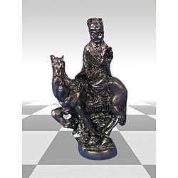 Hand-painted Chinese Mythology Bone Chess Game Set