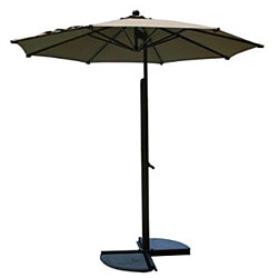 Commercial 9-foot Dual Function Sunbrella Umbrella