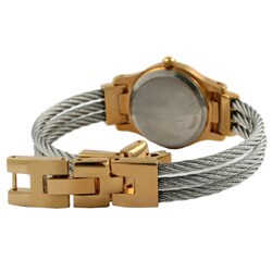 Peugeot Women's Triple-row Cable Cuff Watch