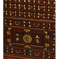 Handmade Zen Wood Medicine Chest (China)