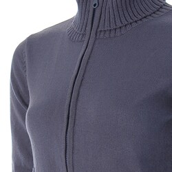 Barclay Square Women's Zip-front Turtleneck Cardigan