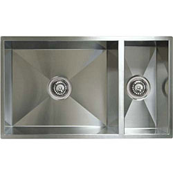 Ticor Undermount Stainless Steel 16-gauge Square Kitchen Sink