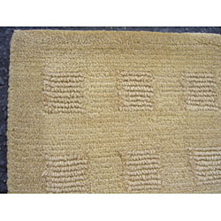 Indo Tibetan Beige Rug (2' x 3')