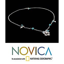 Turquoise 'Spring Blossom' Necklace (Thailand)