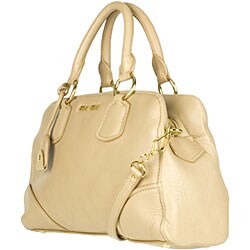 Miu Miu Beige Nappa Leather Medium Handbag