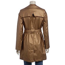 Via Spiga Women's Bronze Fashion Trench Coat