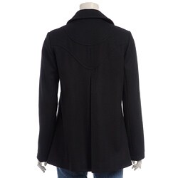 Via Spiga Women's Short Wool Peacoat