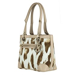 Christian Dior Leopard Print Medium Tote