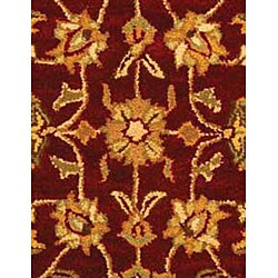 Handmade Heritage Kerman Red/ Gold Wool Runner (2'3 x 4')