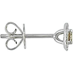 14k Gold 1/3ct TDW Brown and White Diamond Earrings (H-I, I1-I2)