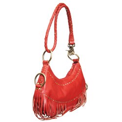 Frye Fringe Mini Hobo Bag
